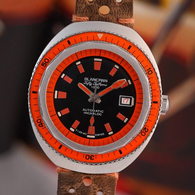 blancpain bund squale 600 orange watchpool blancpain bund squale 600 orange watchpool