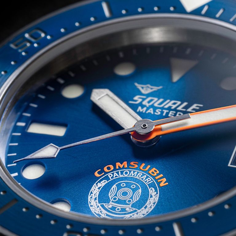 Squale Palombari Comsubin Master 120 Atmos dial detail