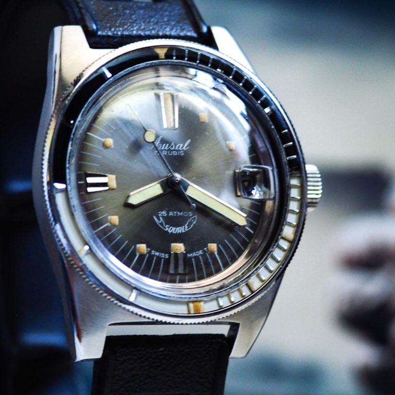 Ausal Squale Super 250 bakelite bezel