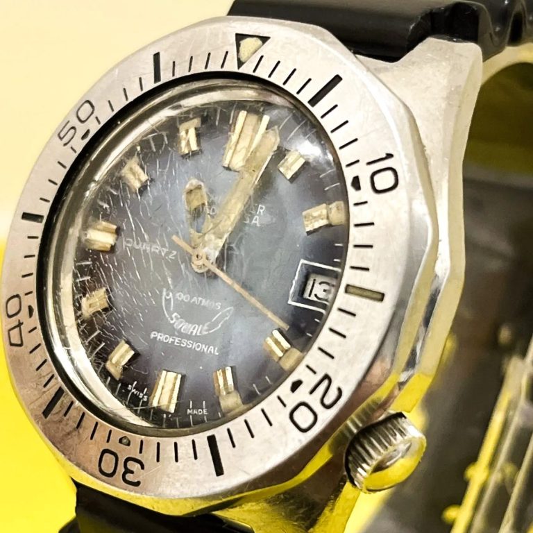 Squale 100-atmos metal-bezel 1521 mk.3 Master quartz